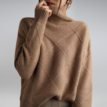 Ilse™ - Cashmere Roll Neck Jumper