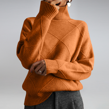 Ilse™ - Cashmere Roll Neck Jumper