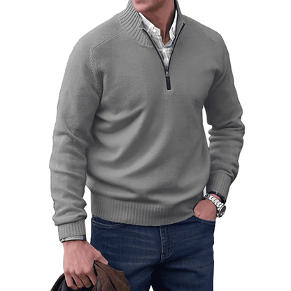 Noah - Cashmere Sweater with Zipper